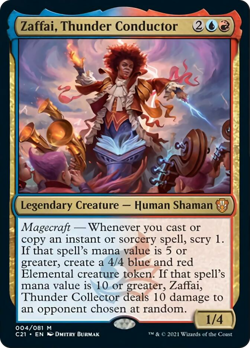 Zaffai, Thunder Conductor FOIL Strixhaven Commander NM Mythic Rare CARD ABUGames - Image 1