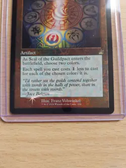 Seal of the Guildpact, Retro Art Foil Rare, Ravnica Remastered #394, MTG Magic - Image 3