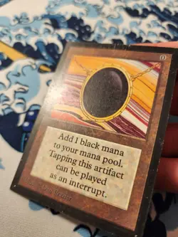 HP MTG Magic The Gathering 93/94 Mox Jet Collector's Collectors Edition CE - Image 2