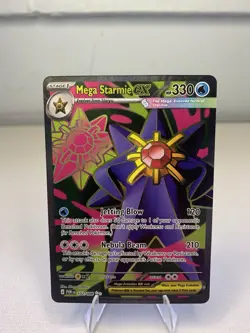 Pokemon TCG Perfect Order Mega Starmie Ex Full Art Ultra Rare 102/088 - Image 1
