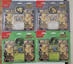 Pokemon Ascended Heroes 2 Pack Blisters (LOT OF 4 IN HAND) - Image 1
