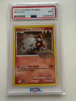 2009 POKEMON RUMBLE #4 HEATRAN PSA 9 - Image 1