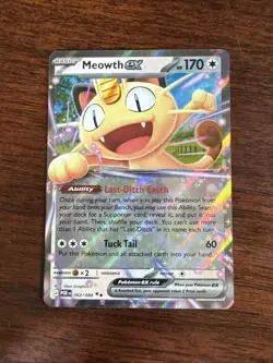 Meowth ex 062/088 Double Rare Perfect Order Pokemon NM - Image 1