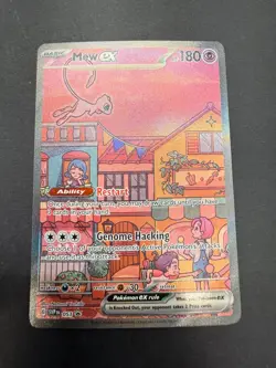 Mew EX 053 Black Star Promo Raw (Pokemon Scarlet & Violet) Moderate Damaged - Image 1