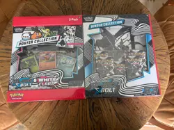Pokemon Black Bolt White Flare Binder + Poster Collection 2-Pack Sealed IN HAND - Image 3