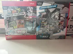Pokemon Black Bolt White Flare Binder + Poster Collection 2-Pack Sealed IN HAND - Image 4
