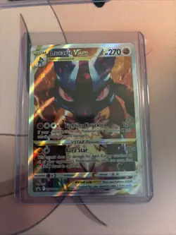 Pokemon TCG Lucario VSTAR SWSH291 Crown Zenith ETB Black Star Promo Card - Image 1