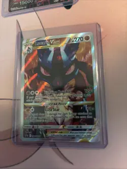 Pokemon TCG Lucario VSTAR SWSH291 Crown Zenith ETB Black Star Promo Card - Image 2