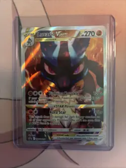 Pokemon TCG Lucario VSTAR SWSH291 Crown Zenith ETB Black Star Promo Card - Image 3