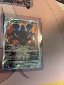Pokemon TCG Lucario VSTAR SWSH291 Crown Zenith ETB Black Star Promo Card - Image 4