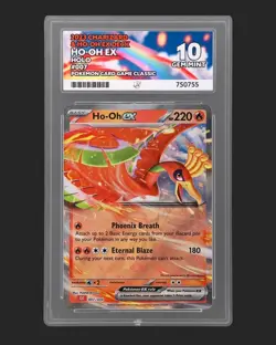 ACE 10 Ho-Oh EX 007/034 Holo Pokemon Card Game Classic Japanese - Image 1
