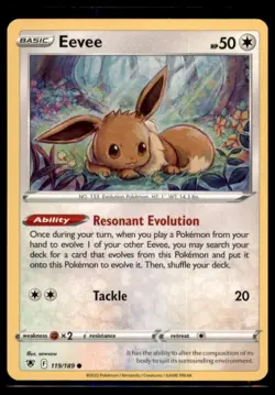 Pokemon TCG - Eevee SWSH10: Astral Radiance #119/189 - Near Mint or Better - Image 1