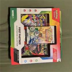 Pokemon TCG First Partner Pack Series 1 Promo Box - Rowlet, Bulbasaur, Charmand… - Image 1
