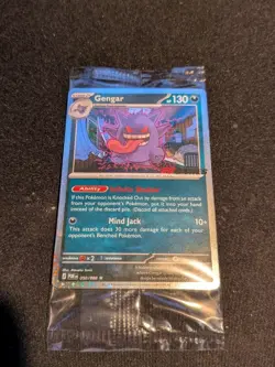 With Swirl Pokemon TCG Gengar 050/088 Eb Games Perfect Order Promo - Image 1