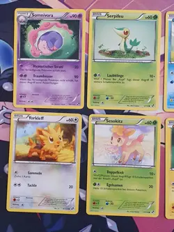 Pokemon Karten Sammlung Schwarz & Weiß Set 8 x Pokemon Deutsch Lot - Image 2