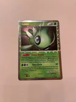 Pokemon Celebi Prime 92/102 Triumphant Holo Lightly Played - Image 1