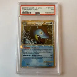 FERALIGATR (PRIME) HOLO #HGSS07 2010 POKEMON HEARTGOLD & SOULSILVER PROMO PSA 7 - Image 1