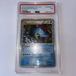 FERALIGATR (PRIME) HOLO #HGSS07 2010 POKEMON HEARTGOLD & SOULSILVER PROMO PSA 7 - Image 2