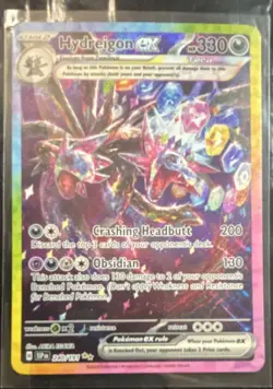 Pokemon Hydreigon EX 240/191 SV08 Surging Sparks Special Illustration Rare Holo - Image 1