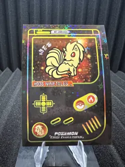 Ninetales #38 - Star Holo - Gameboy Chibi Evolutions 2025 - Pokemon - Image 1