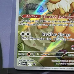 Pokemon TCG Eevee 173 Pokemon Center Stamped Promo Prismatic Evolutions #2 LP - Image 2