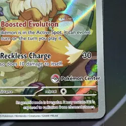 Pokemon TCG Eevee 173 Pokemon Center Stamped Promo Prismatic Evolutions #2 LP - Image 3