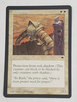 MTG Soltari Priest (Tempest/White/U) - BGM - Image 1