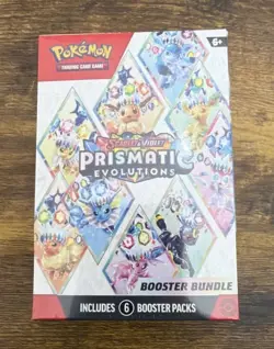 Pokemon TCG Scarlet & Violet Prismatic Evolutions Expansion Booster Bundle-NEW - Image 1