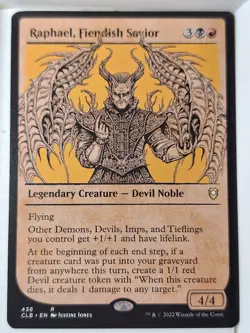 Raphael, Fiendish Savior - Commander: Baldur's Gate - Magic the Gathering MTG - Image 1