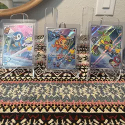 Pokemon TCG First Partner Illustration Collection Series 1 Gen 4 Sinnoh Starters - Image 1
