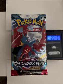 22.43/44g Pokemon TCG: Scarlet and Violet Paradox Rift x1 Booster Pack Sealed - Image 1