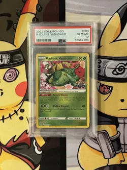 2 Pokemon Go PSA 10s! Radiant Blastoise #018 PSA 10 And Radiant Venusaur #004!! - Image 4