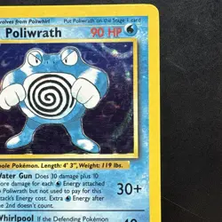 Pokemon Vintage Base Set Poliwrath 13/102 Holo Rare Wotc 1999 - Image 3