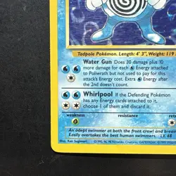 Pokemon Vintage Base Set Poliwrath 13/102 Holo Rare Wotc 1999 - Image 5
