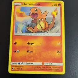 CHARMANDER 7/68 POKEMON CARD (HIDDEN FATES SET) - Image 2
