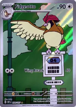 Pokemon TCG Pidgeotto 208/197 Obsidian Flames - Image 1