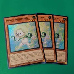 Yugioh TCG Dandy Whitelion LEDE-EN097 Legacy of Destruction 1st Edition - Image 1