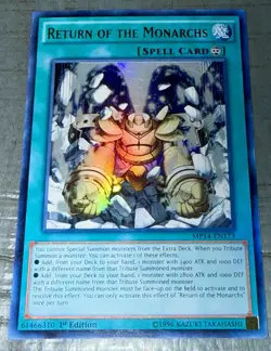 YuGiOh! Return of the Monarchs - Ultra Rare Holo (MP14-EN173) 1st Ed NM Mega Tin - Image 1