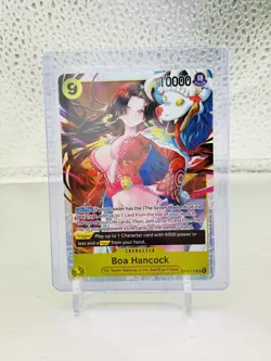 One Piece TCG Boa Hancock OP14-112 Foil SR The Azure Sea's Seven NM English 2026 - Image 1