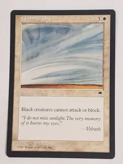 MTG Light of Day (Tempest/White/U) - BGM - Image 1