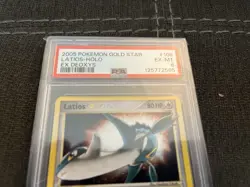 2005 POKEMON EX DEOXYS GOLD STAR #106 LATIOS-HOLO PSA 6 - Image 3