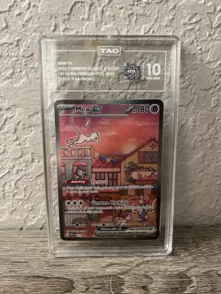 TAG 10 Mew EX 2023 Pokemon Black Star Promo 151 Ultra Premium 053 Gem Mint - Image 1