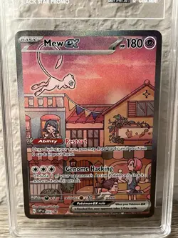 TAG 10 Mew EX 2023 Pokemon Black Star Promo 151 Ultra Premium 053 Gem Mint - Image 2