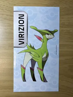 2011 Pokemon Nintendo Sticker Sheets Decal Virizion Victini Holo - Image 2
