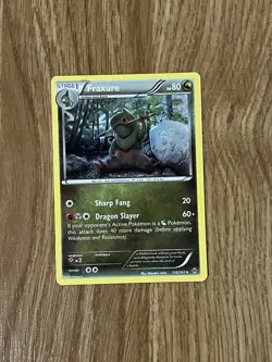 Stage 1 Fraxure 110/162 XY Breakthrough Set Pokemon Trading Cards TCG Game 2015 - Image 1