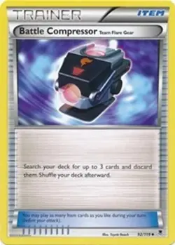 Battle Compressor (#92/119) XY - Phantom Forces HP Pokemon - Image 1