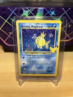 Pokemon TCG Shining Magikarp 66/64 Celebrations Classic Collection Mint - Image 1