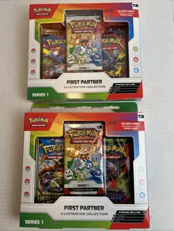 Lot 2 Pokemon First Partner Illustration Collection Series 1 Box Sealed 196214150522 - Image 1