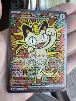 Pokemon Meowth ex - ME03 Perfect Order ME03 Special Illustration Rare 121/088 NM - Image 2