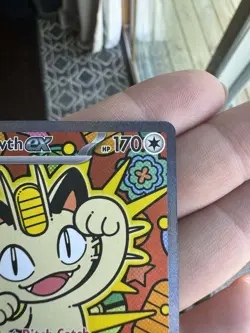 Pokemon Meowth ex - ME03 Perfect Order ME03 Special Illustration Rare 121/088 NM - Image 3